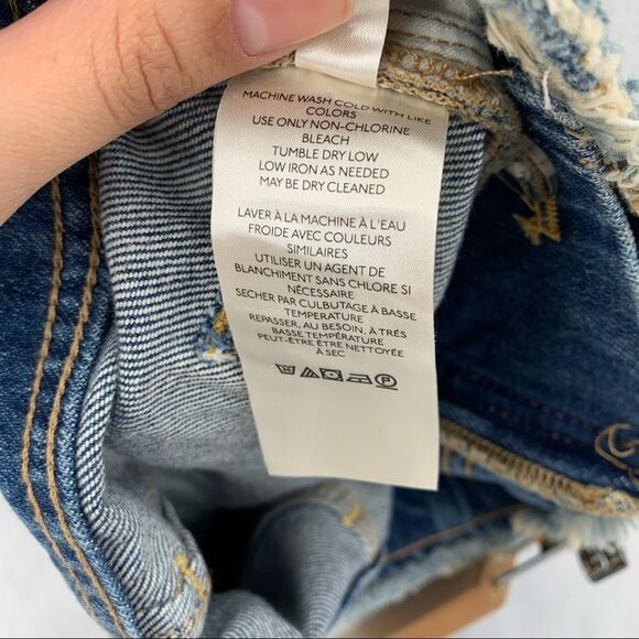 Free People Frayed Becket Cutoff Shorts NWT 26 - Picture 10 of 13